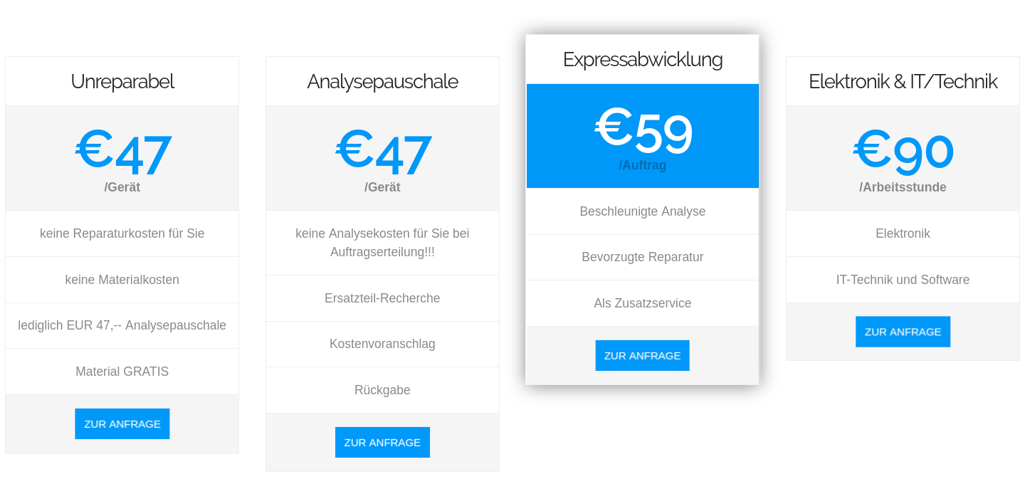 Preise notebookrepair.at